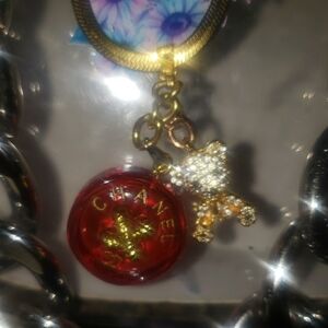 Red and Gold Asian-Inspired Necklace